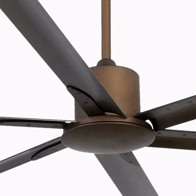 Ventilatore a soffitto Andros Faro Barcelona in metallo colore marrone – 1