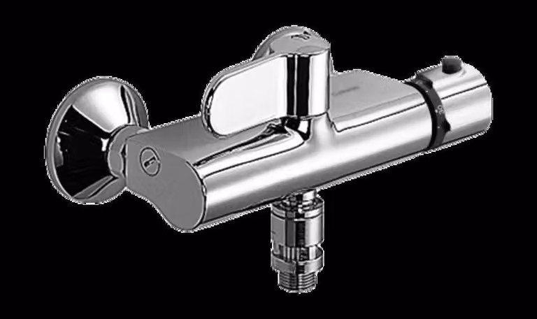 Robinet de douche HANSA HANSATEMPRA, montage mural, chromé, 08240282, 08240282