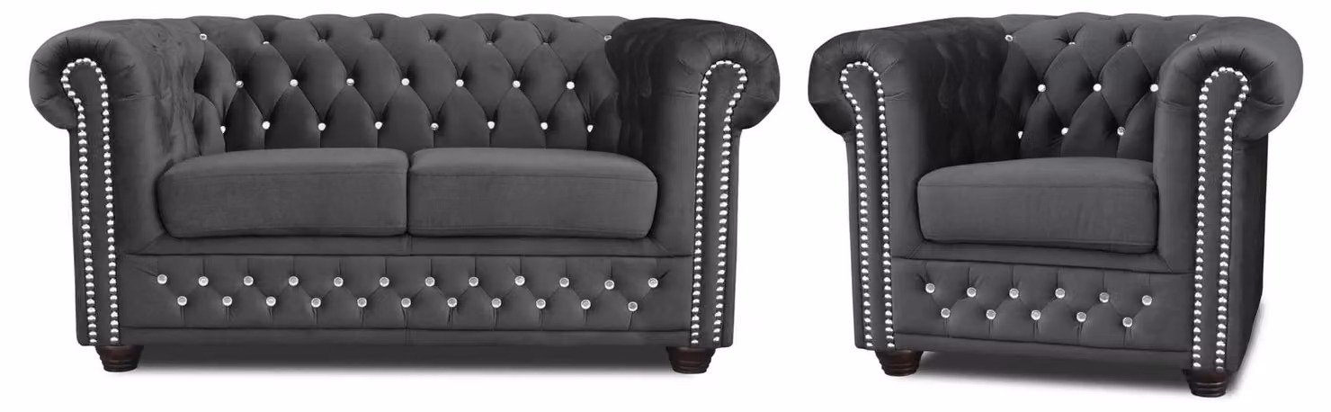 Sofagarnitur 2+1 Sitzer Sofa Sitz Couch Polster Garnitur Moderne Couchen