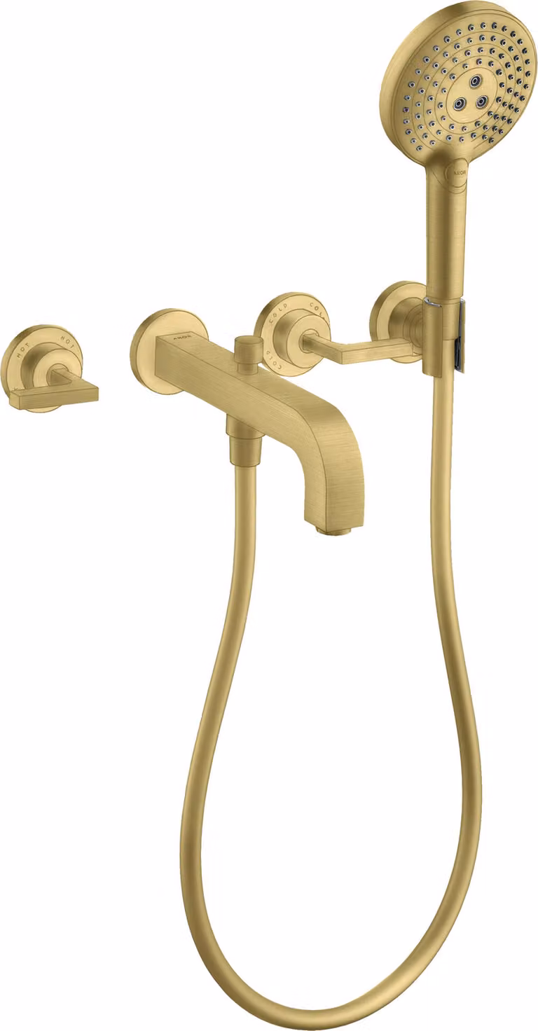 hansgrohe AXOR Citterio mitigeur bain 3 trous avec béqu'illes, 39448950, 39448950