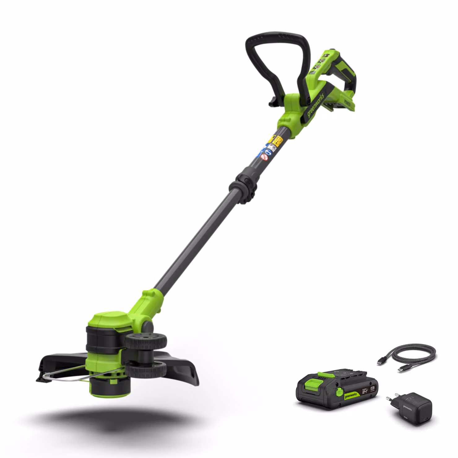 Greenworks POWERALL 24V Tagliabordi 30cm Gen. II - Batteria 2Ah