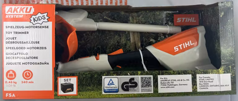 Decespugliatore a batteria STIHL toy con batteria 04204600015