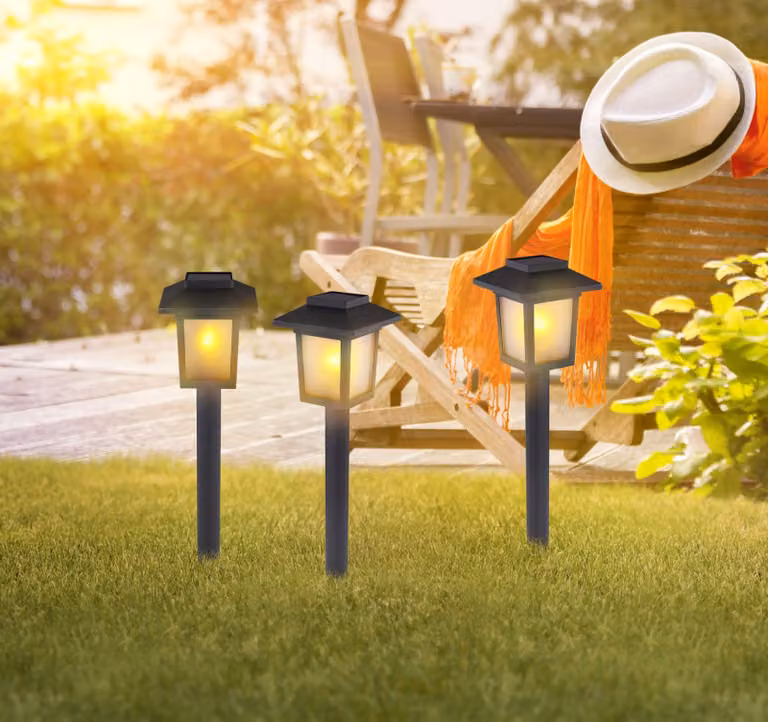 Luce solare Luce da giardino Lampada solare Luce da esterno Solare 33577-3