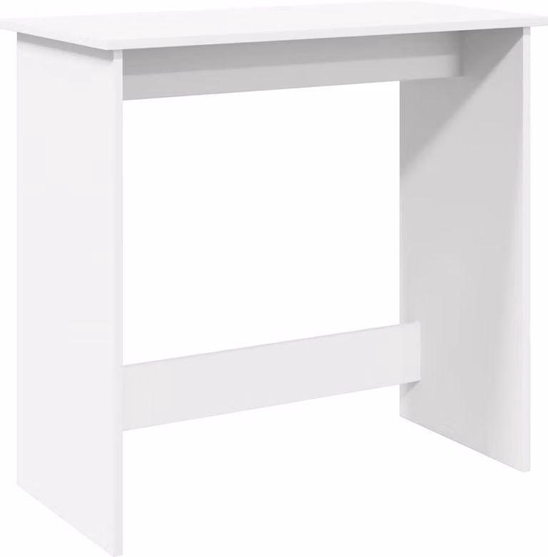 Scrivania Bianca 80x40x75 cm in Legno Multistrato