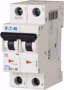 Interruttore differenziale Eaton, 4 A, bipolare, caratteristica: B 279275