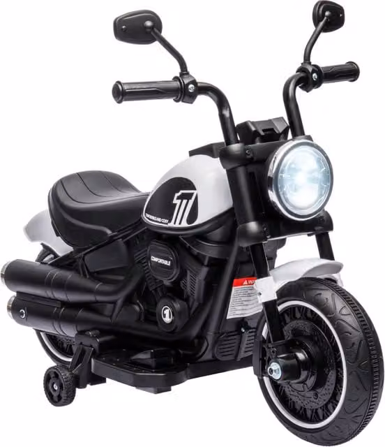 Moto Elettrica per Bambini 18-36 Meses ¨C Minimal ¨C Bianco