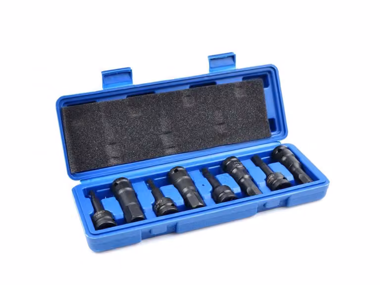 GEKO Prese ad urto 1/2", HEX H5-H19, set di 8 G10525