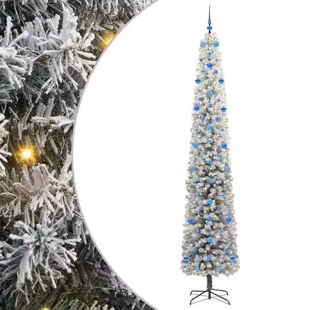 Albero di Natale | Decorazioni natalizie artificiale con 300 LED Verde 270 cm