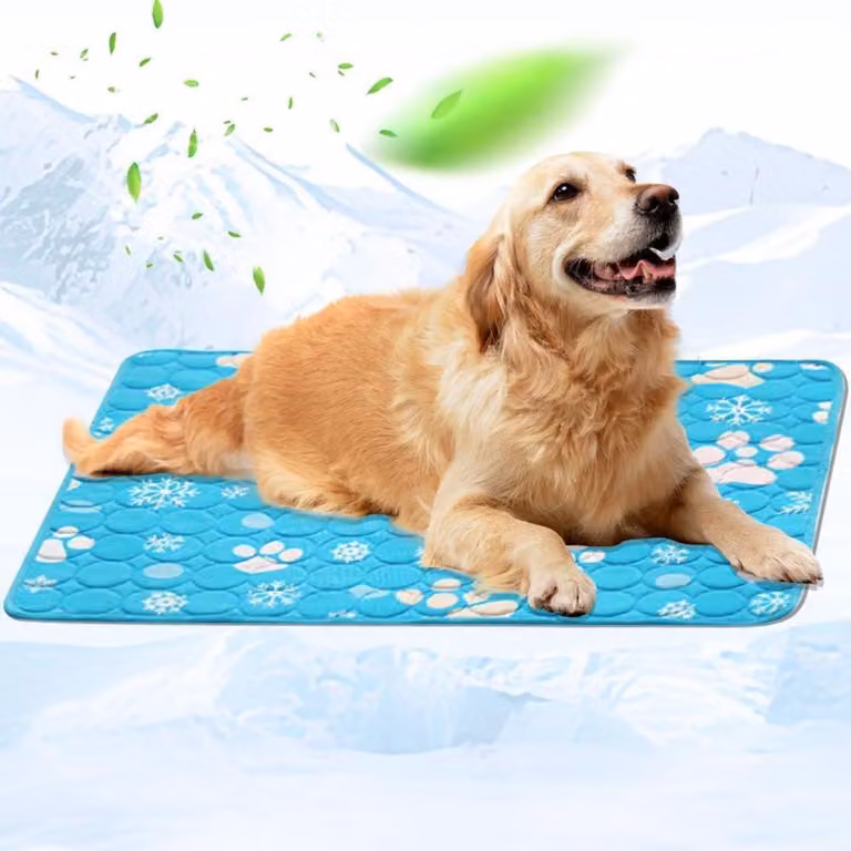 Tappetino refrigerante per cani, dimensioni 100 x 70 cm, lavabile, auto-raffreddante, antiscivolo, adatto anche per gatti
