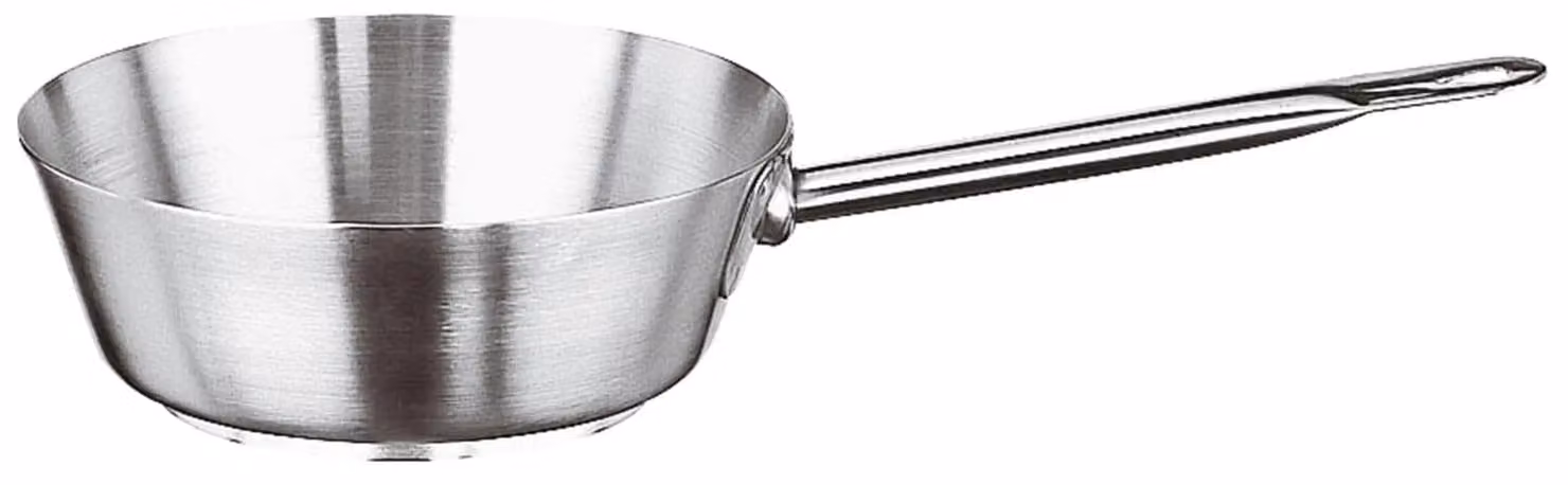Casseruola Conica Serie 1100 in acciaio inox per induzione, diam.20cm