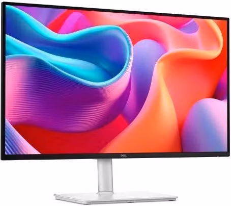 Monitor PC Dell S2725DC da 27 pollici Bianco con risoluzione Quad HD 2560 x 1440 pixel, pannello IPS e connettività USB-C, HDMI, DisplayPort