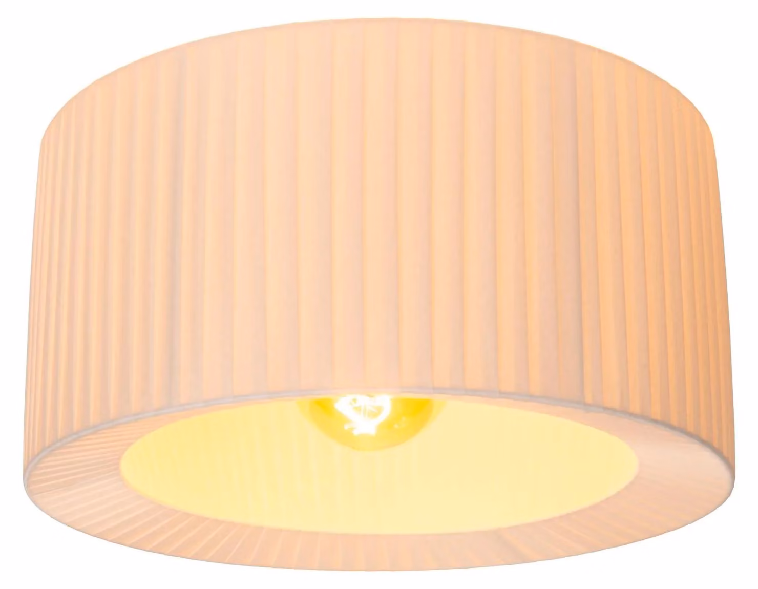 Lampada da soffitto FOLD bianca 1xE27x40W in tessuto, dimensioni: 22x40x40 cm, IP20, Lucide