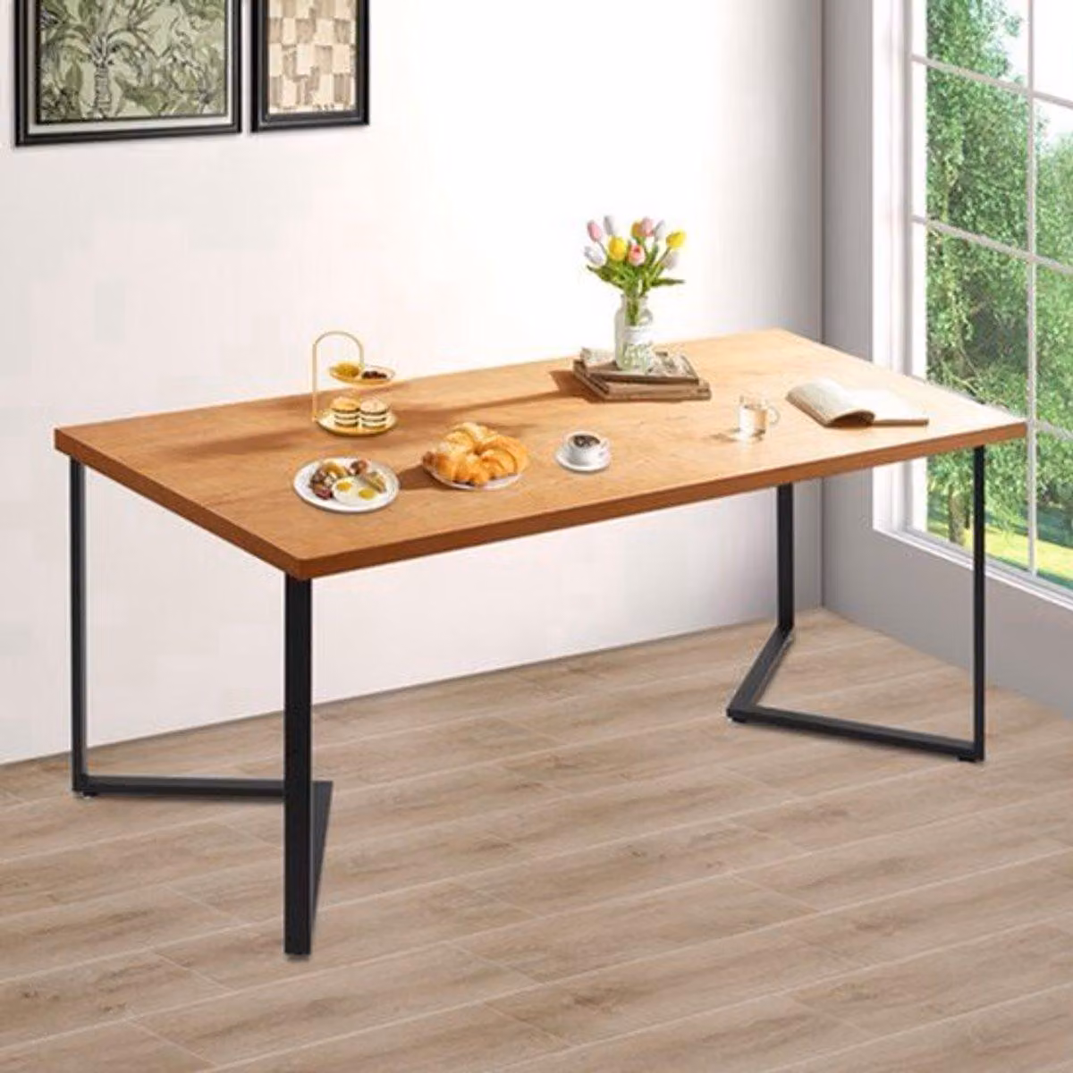 Struttura robusta per tavoli - Piedini resistenti - Design moderno - Adatta per piani di grandi dimensioni - Base per scrivanie