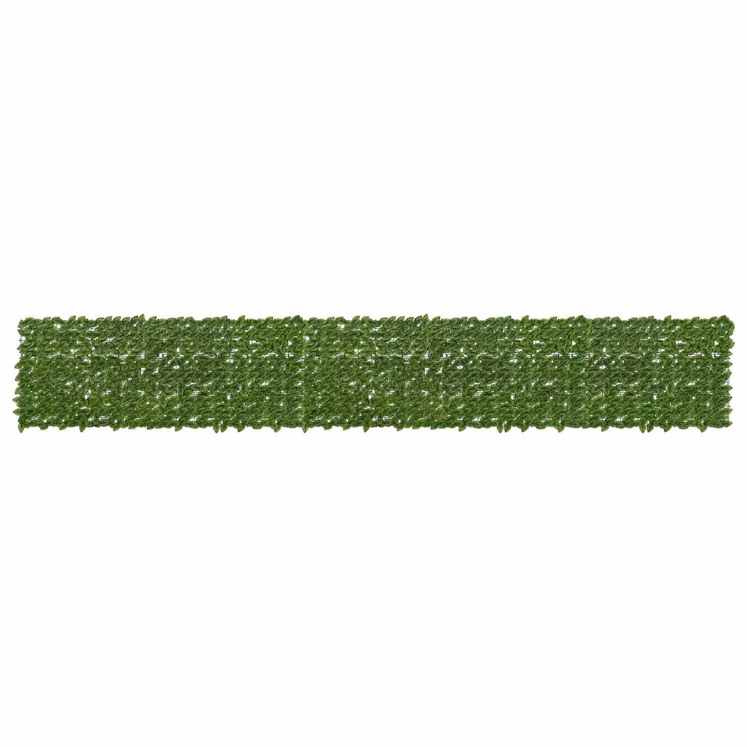vidaXL Siepe artificiale per balcone con foglie Verde e Giallo L: 500 cm, H: 75 cm