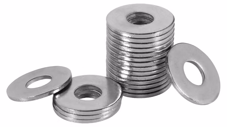 Set di 50 rondelle di lavaggio in acciaio inossidabile M8, conformi alle norme DIN 9021/ISO 7093