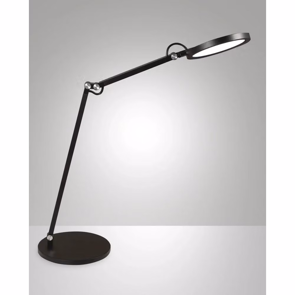 Regina Fabas Luce Lampada da tavolo orientabile in metallo con LED Touch dimmerabile CCT disponibile in nero, bianco o grigio – 2