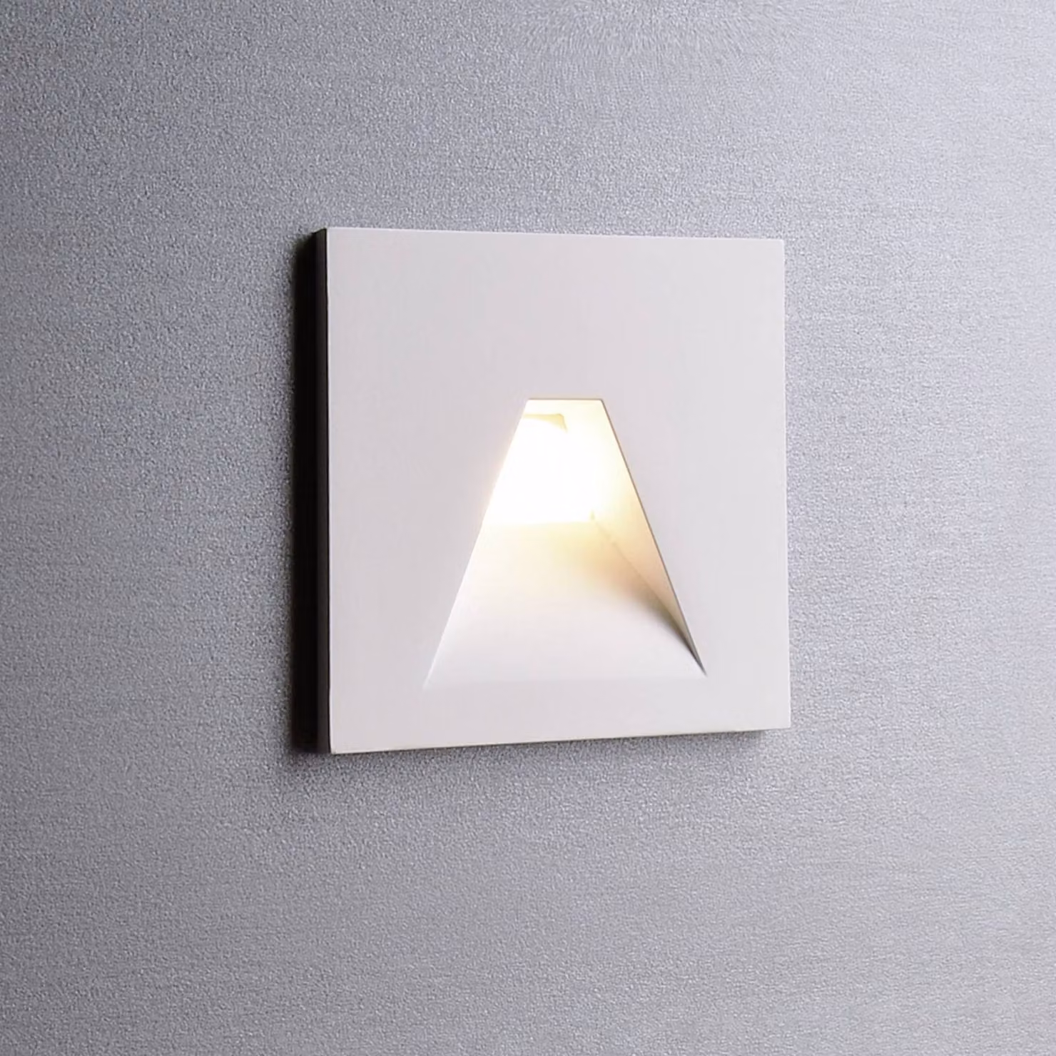 Deko-Light Applique a LED da incasso SET Alwaid, bianco 8 x cm angolare 2.700 K Alwaid, Bianco / Opale, Corridoio, Alluminio, Moderno, Faretto da incasso a parete