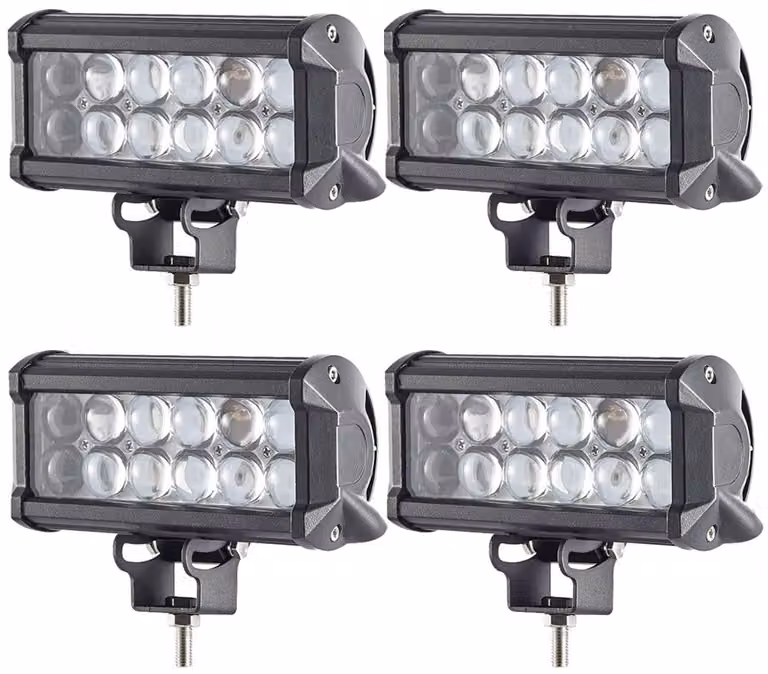 Greenmigo 4X 36W LED 3600LM 6000K 12V 24V luce di lavoro offroad proiettore riflettore IP67 luce di lavoro
