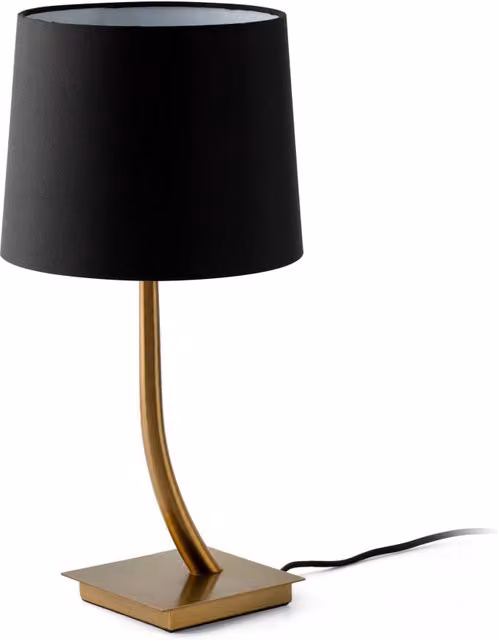 REM Lampada da tavolo oro vecchio/nera