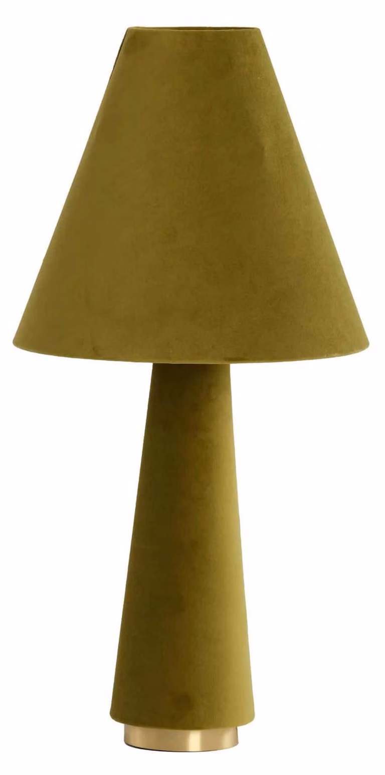Lampada da tavolo - verde - Devia - tessile - lampada d'atmosfera - E27 - 1891576 - Light & Living
