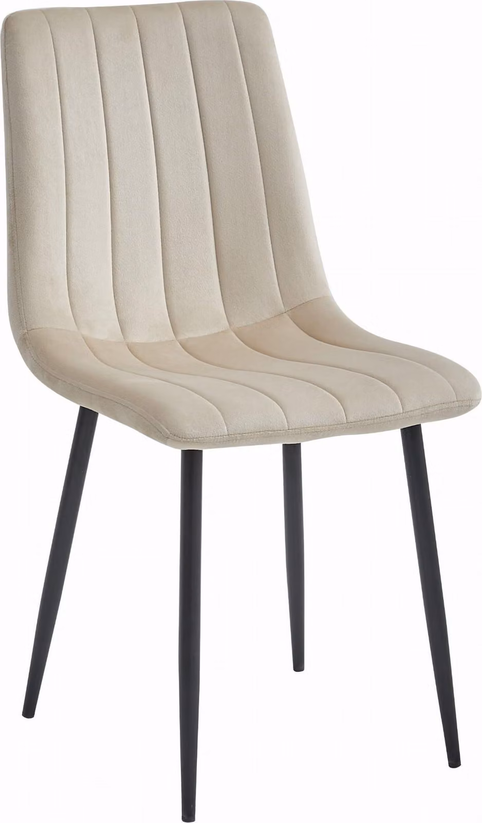 Sedia LAVA - velluto beige freddo x 1
