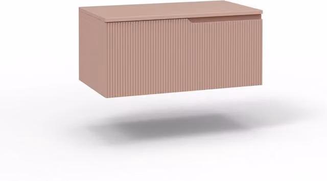 Base con top 1 cestone VENERE rosa cipria