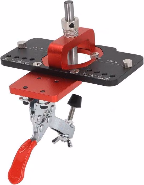Set di trapani per cerniere da 35 mm - Trapano per cerniere in lega di alluminio - Trapano di precisione con regolazione della profondità