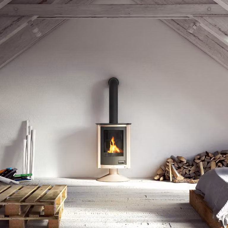 Termocamino HS FLAMINGO MASTERFLAMME Piccolo II - crema