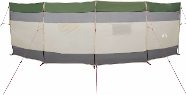 Frangivento da Campeggio Verde 510x153 cm Impermeabile