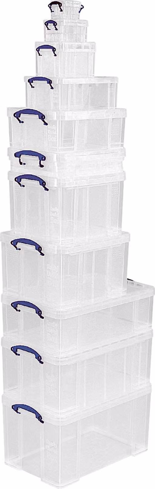 Scatola di stoccaggio Really Useful Box 64 litri, trasparente