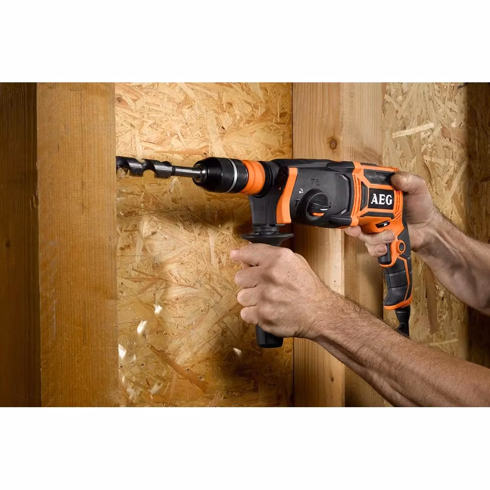 Trapano tassellatore e scalpellatore SDS-Plus AEG KH 24IXE da 800W con 3 modalità di lavoro, colore arancione – 2