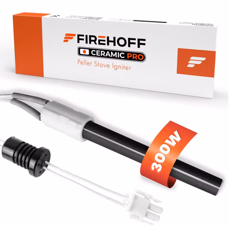 Candela in Vetroceramica per stufa a pellet, 300 W, diametro 11,55 mm, dimensioni 78/110 mm
