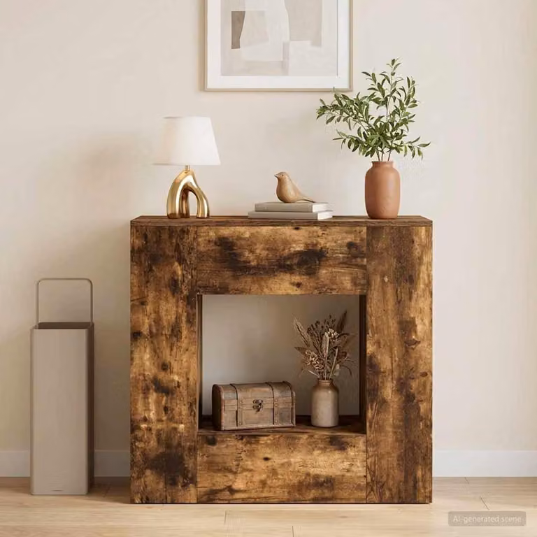 Mobile contenitore classic vidaXL in legno marrone L: 82 cm, P: 29 cm, H: 74 cm