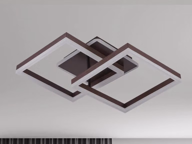 Lampada a soffitto a LED con telecomando, 80W - J3366/BR