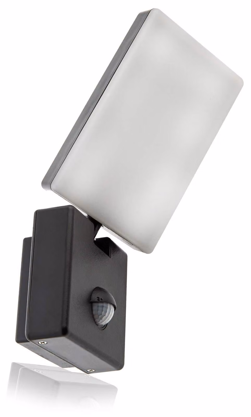 Lampada da parete a LED con sensore di movimento, 10 W, 800 lumen, grado di protezione IP54, colore antracite, orientabile