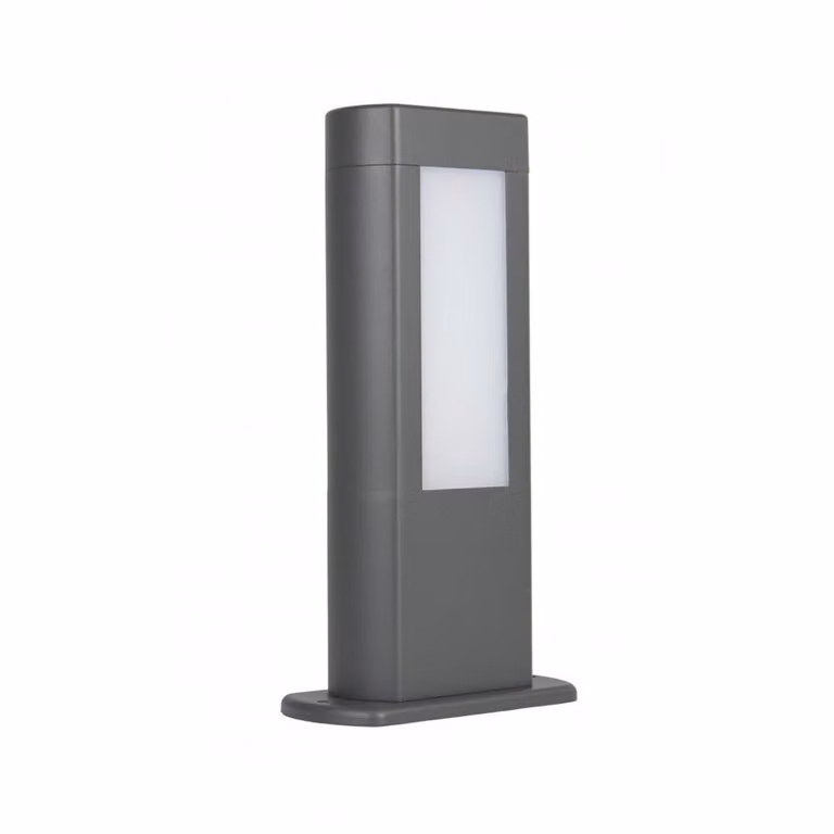 Palo luminoso da esterno 30 cm LED 8W grigio scuro IP54 SU-MA Evo GL15401