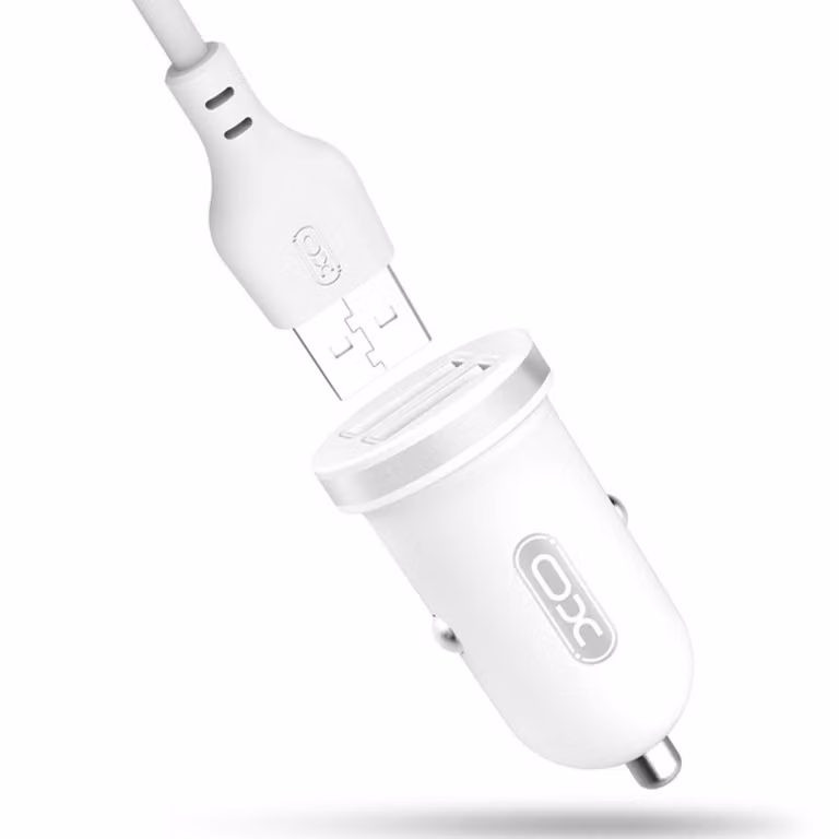Caricatore per auto XO con cavo USB-C - Bianco KP31793