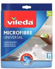 Panno in microfibra Vileda Plus Universal azzurro 38x36 cm
