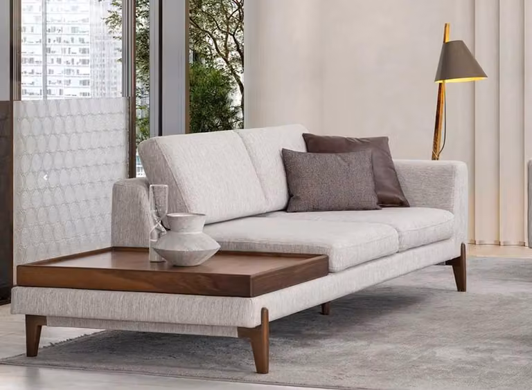 Wohnzimmer Set 2x Sofa Sessel Couchtisch Sofagarnitur Sets Couchen Möbel