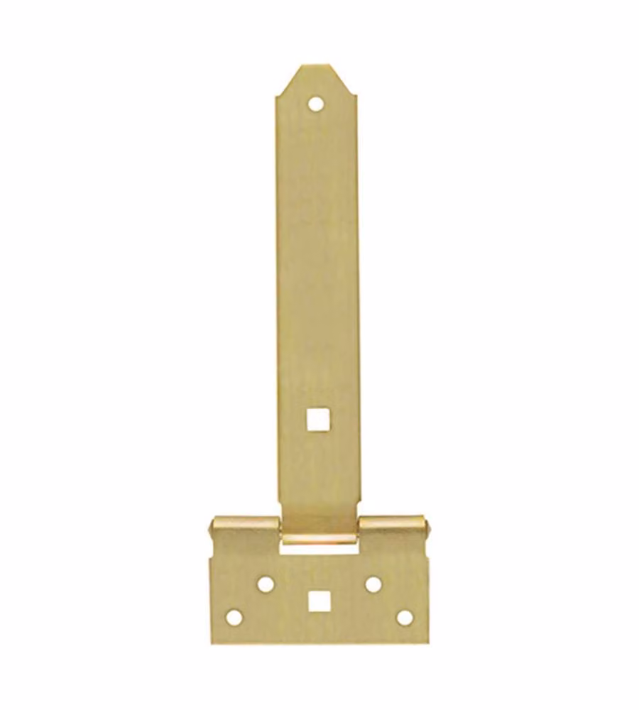 Bandella a cerniera con piastra leggera zincata gialla 300x33x3 mm