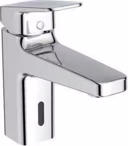 Miscelatore per lavabo CERAPLAN H90 w AG Click funzione sensore cartuccia cromo