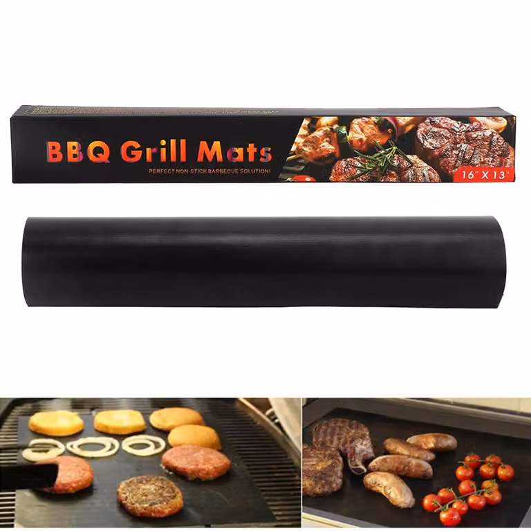 Tappetino per barbecue, tappetino per barbecue, tappetino per griglia, tappetino per cottura, fodera per barbecue, tappetino antiaderente per barbecue, accessori per barbecue