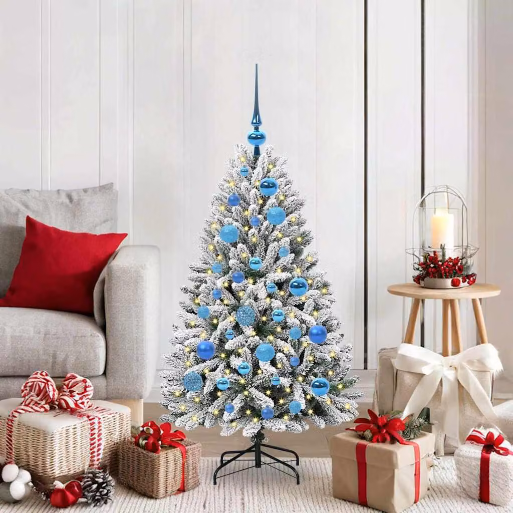Maison Exclusive - Albero di Natale artificiale, altezza 120 cm, 150 luci, luce bianca calda