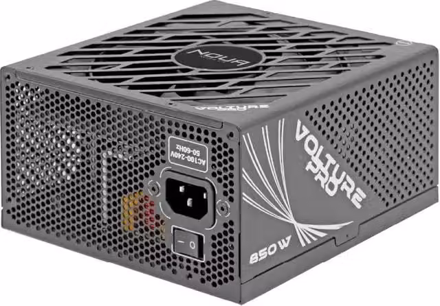 Alimentatore Volture 850W 80 Plus Gold Modulare Nero con Ventola da 120mm
