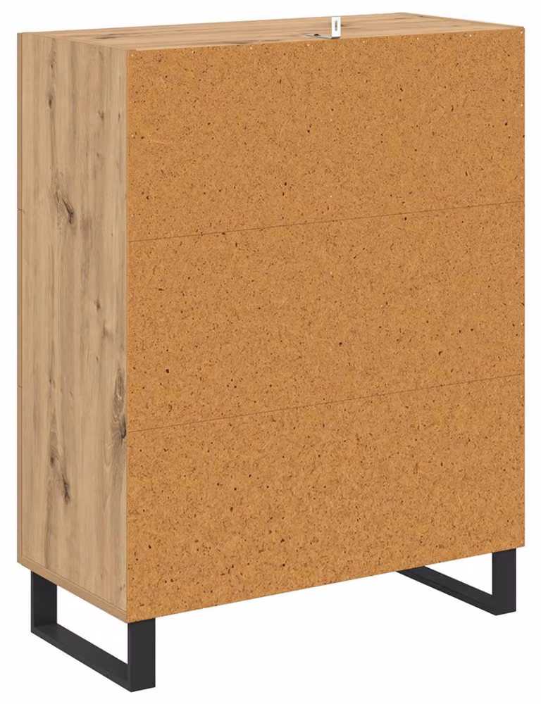 Credenza con cassetto Rovere artigianale 69,5 x 34 x 90 cm