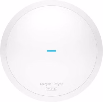 Access Point Wi-Fi 6 Reyee RG-RAP62 Dual Band 2x2 PoE con Antenne Integrate e Porta Ethernet/LAN, Bianco