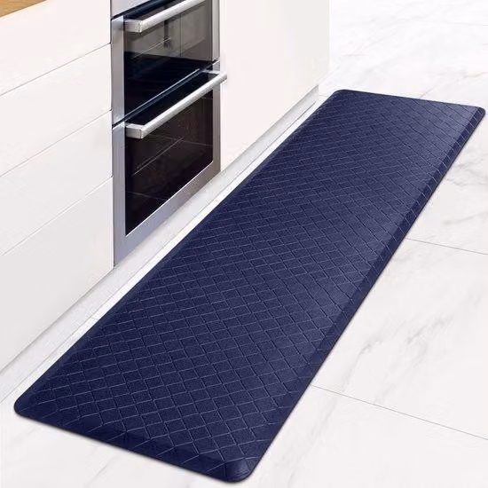 Tappetino da cucina ergonomico Azomor in blu per il comfort e la sicurezza in casa