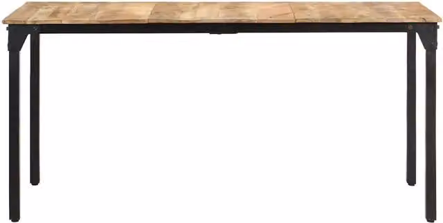 Tavolo da Pranzo 160x80x76 cm in Legno di Mango Grezzo 321974