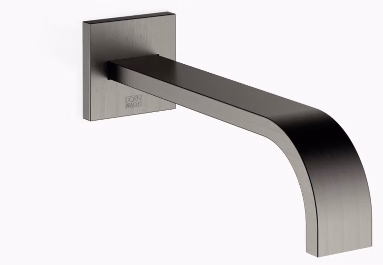 Dornbracht MEM Bec déverseur pour baignoire, montage mural, portée 220mm, 13801782-99, 13801782-99