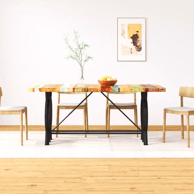 Tavolo da Pranzo in Legno Massello di Recupero 180 cm 244800